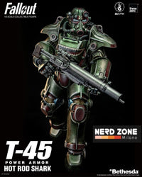 THREEZERO - FALLOUT - T-45 Hot Rod Shark Power Armor 37 cm