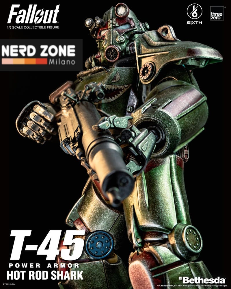 THREEZERO - FALLOUT - T-45 Hot Rod Shark Power Armor 37 cm