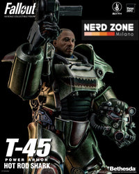 THREEZERO - FALLOUT - T-45 Hot Rod Shark Power Armor 37 cm