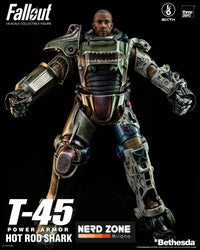 THREEZERO - FALLOUT - T-45 Hot Rod Shark Power Armor 37 cm