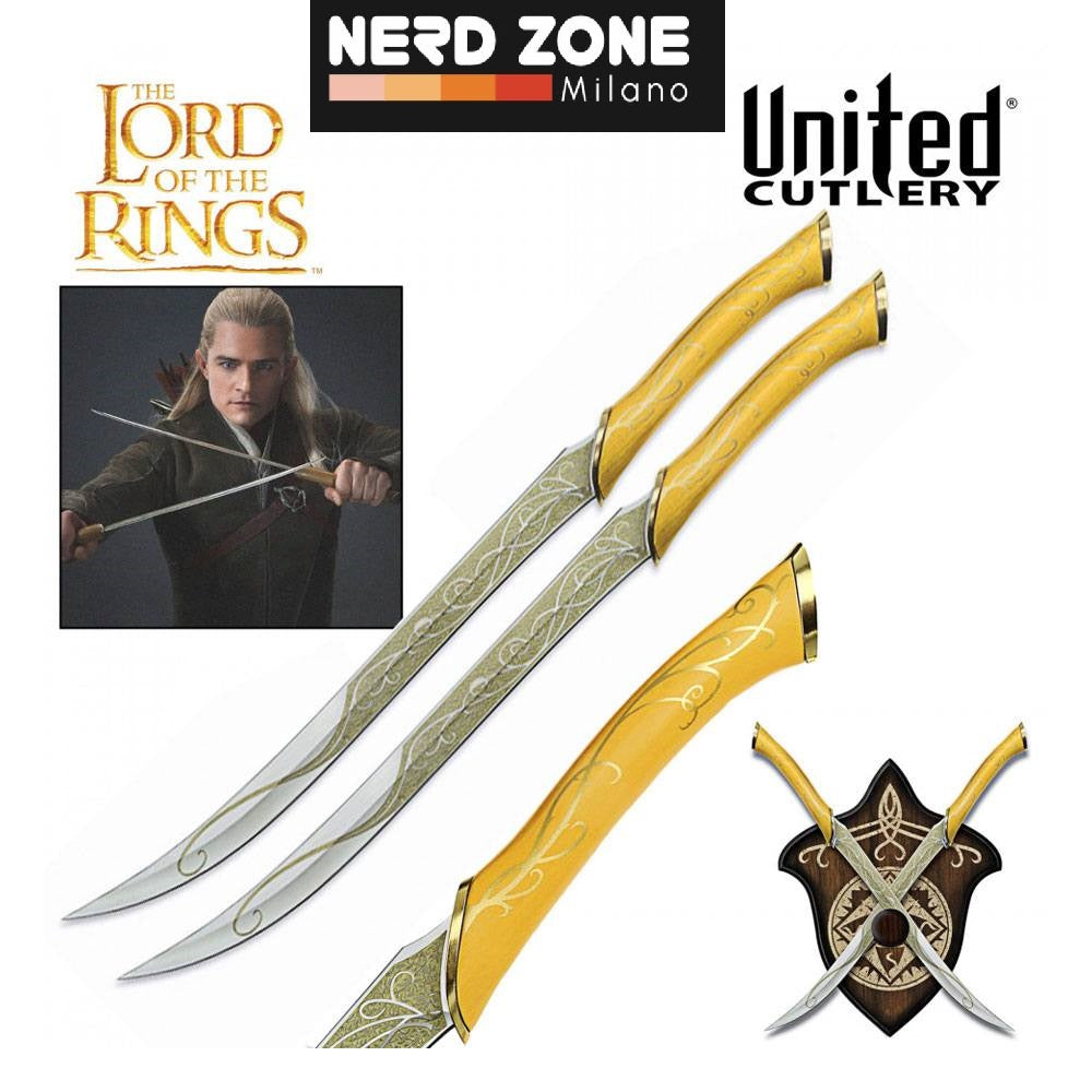 UNITED CUTLERY - Lord of the Rings: Fighting Knives of Legolas - Replica 1:1