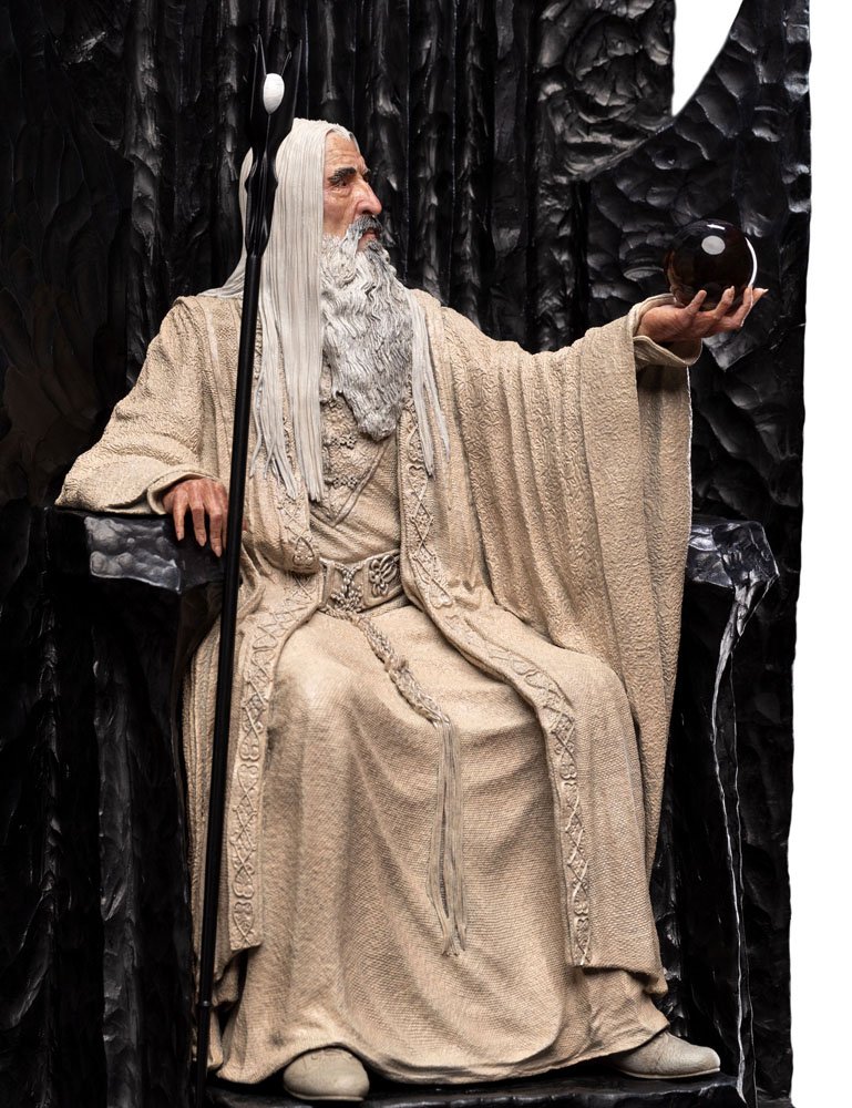 WETA – The Lord of the Rings Statue 1/6 Saruman the White on Throne 110 cm