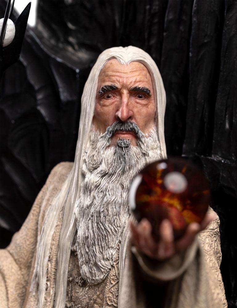 WETA – The Lord of the Rings Statue 1/6 Saruman the White on Throne 110 cm