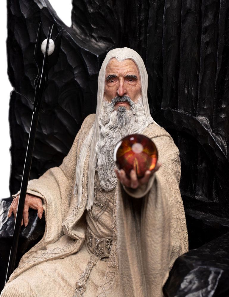 WETA – The Lord of the Rings Statue 1/6 Saruman the White on Throne 110 cm